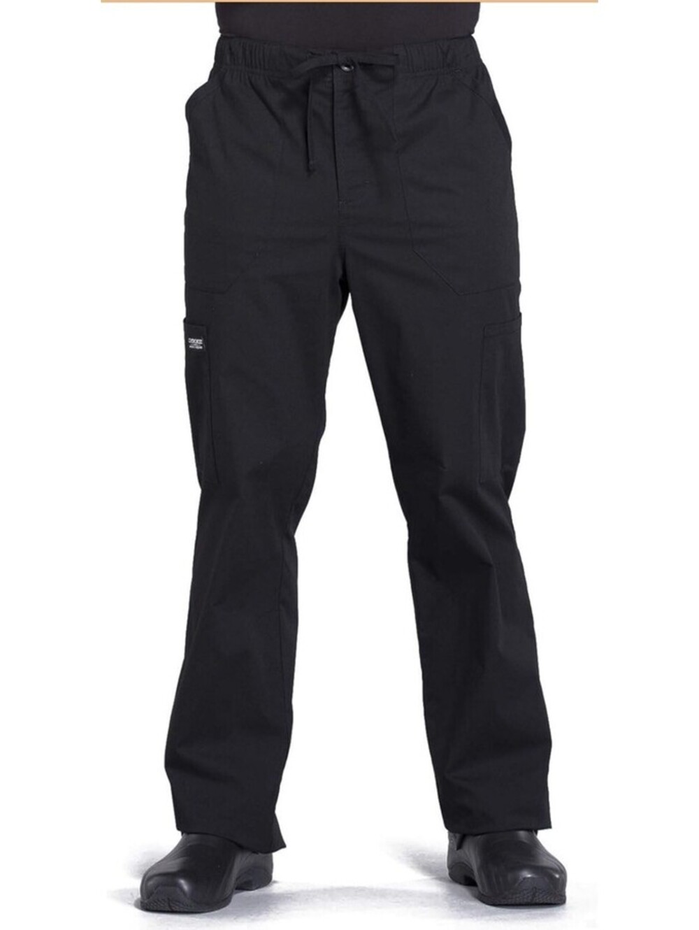 Cherokee Men's Scrub Pants Taper Leg Elastic Waistband Zip Fly 5 Pockets 3XL Big